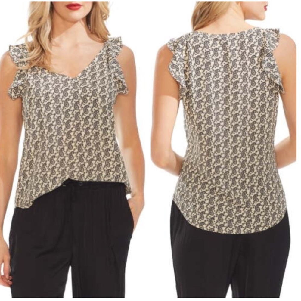 Vince Camuto Paisley Sleeveless Top